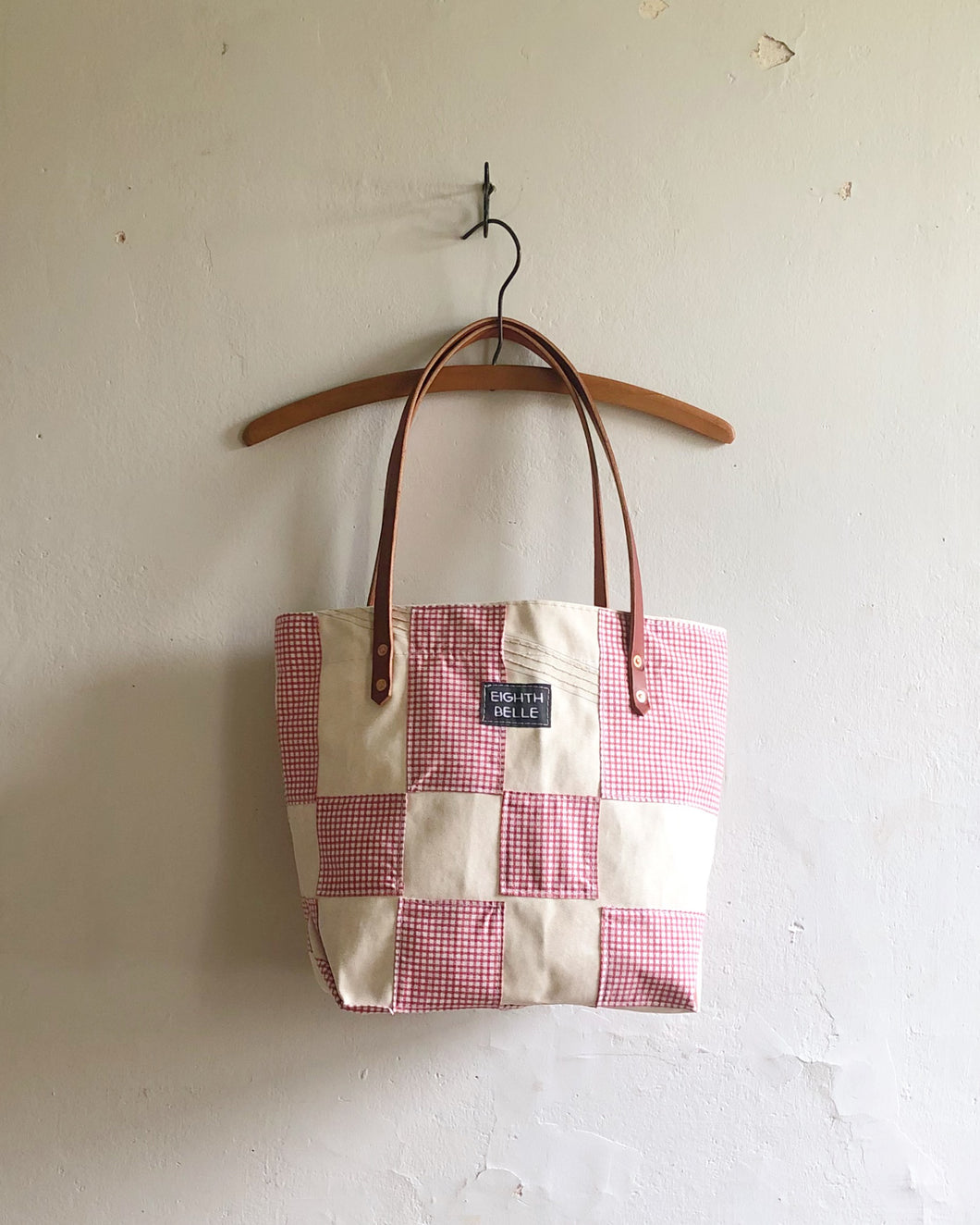 PATCHWORK TOTE SMALL - ROSE