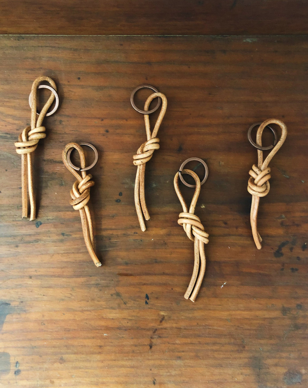 Keyring Knot - Leather